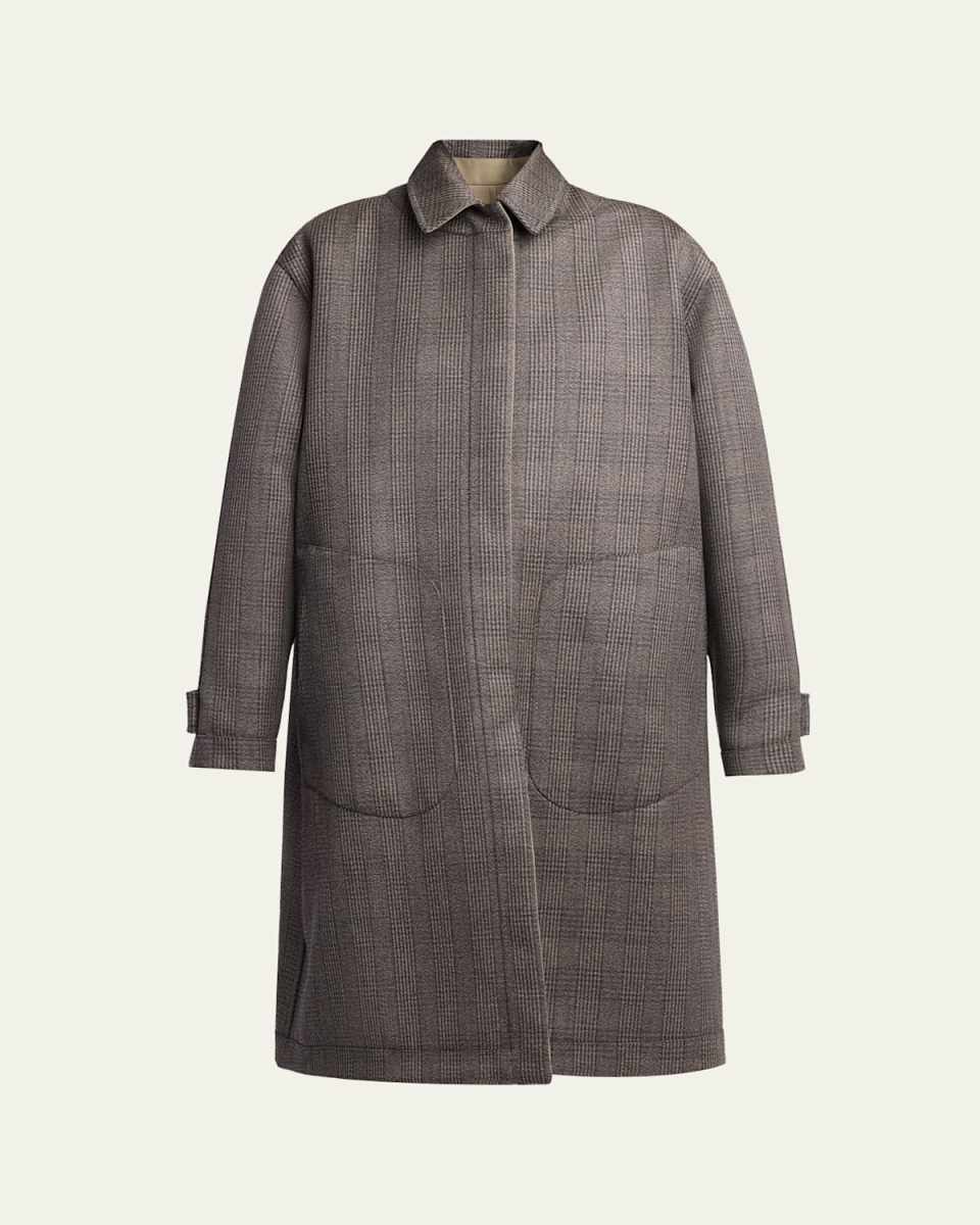 Palomar Check Reversible Coat